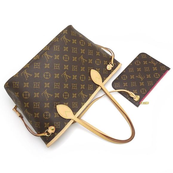 Louis Vuitton Monogram Neverfull PM Pivoine Tote Bag - Picture 1 of 6